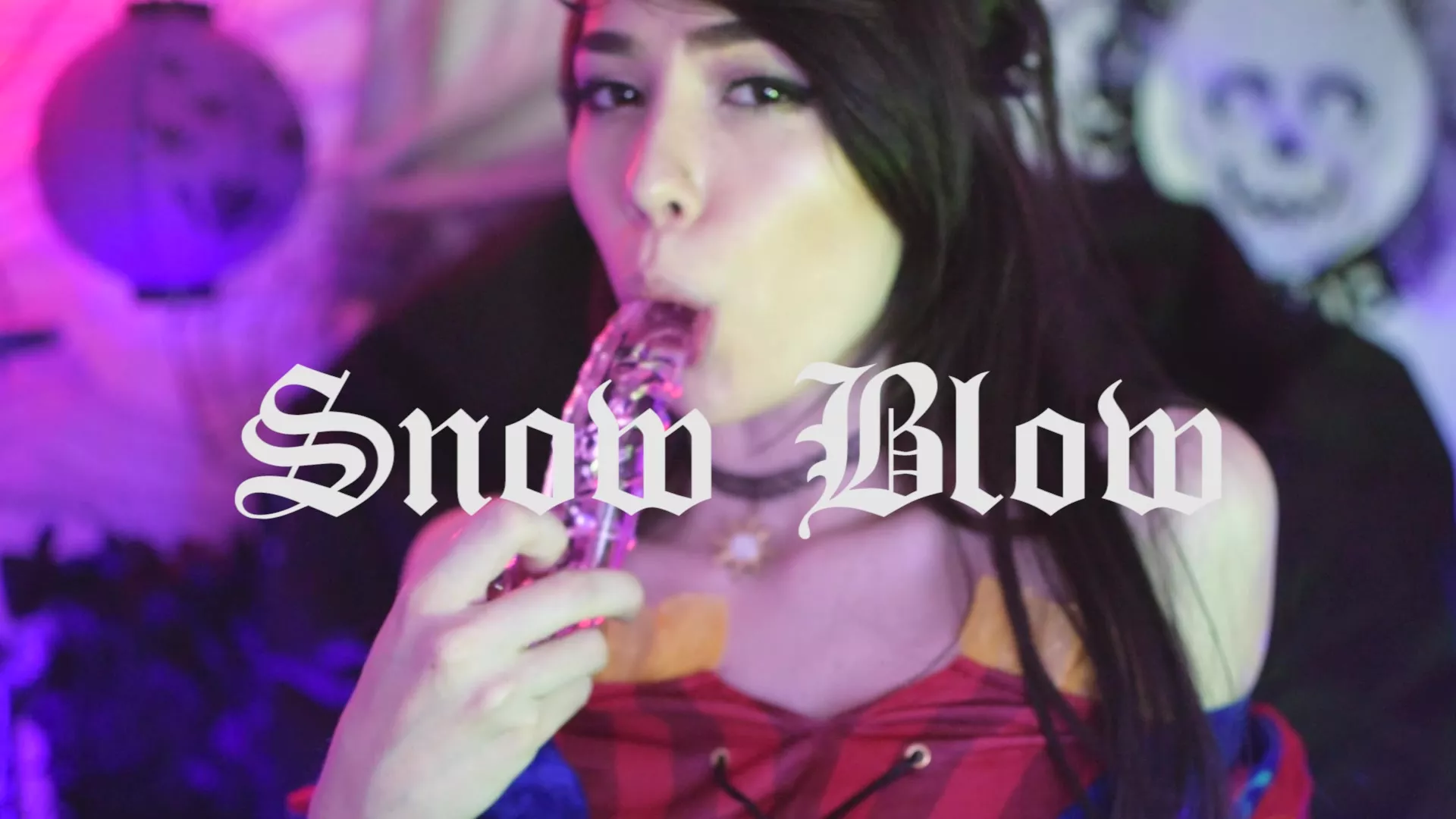 EmilyGrey_ SnowBlows Glass Dildo Blowjob Premium XXX Porn Video