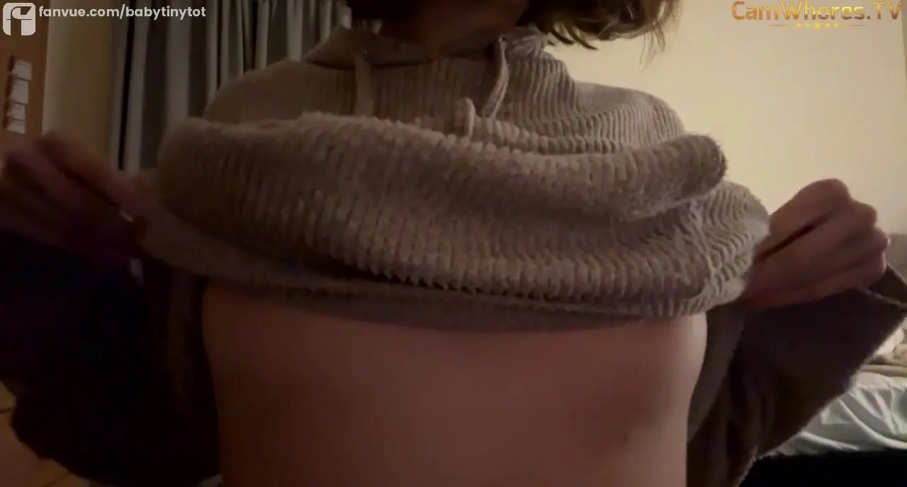 babytinytot  playing with little tits.