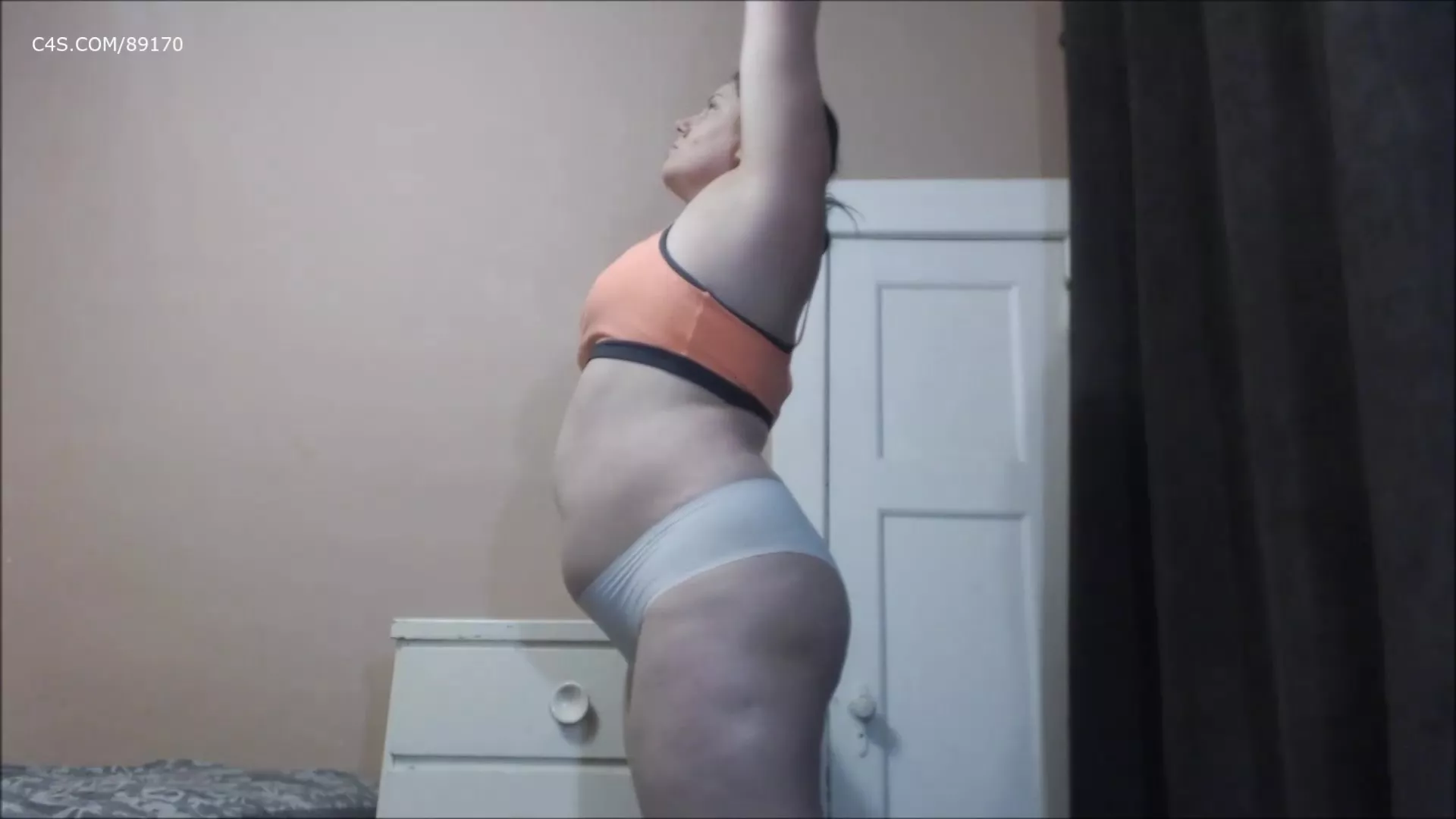 Booty4u chubby girl doing stretches xxx free manyvids porn video