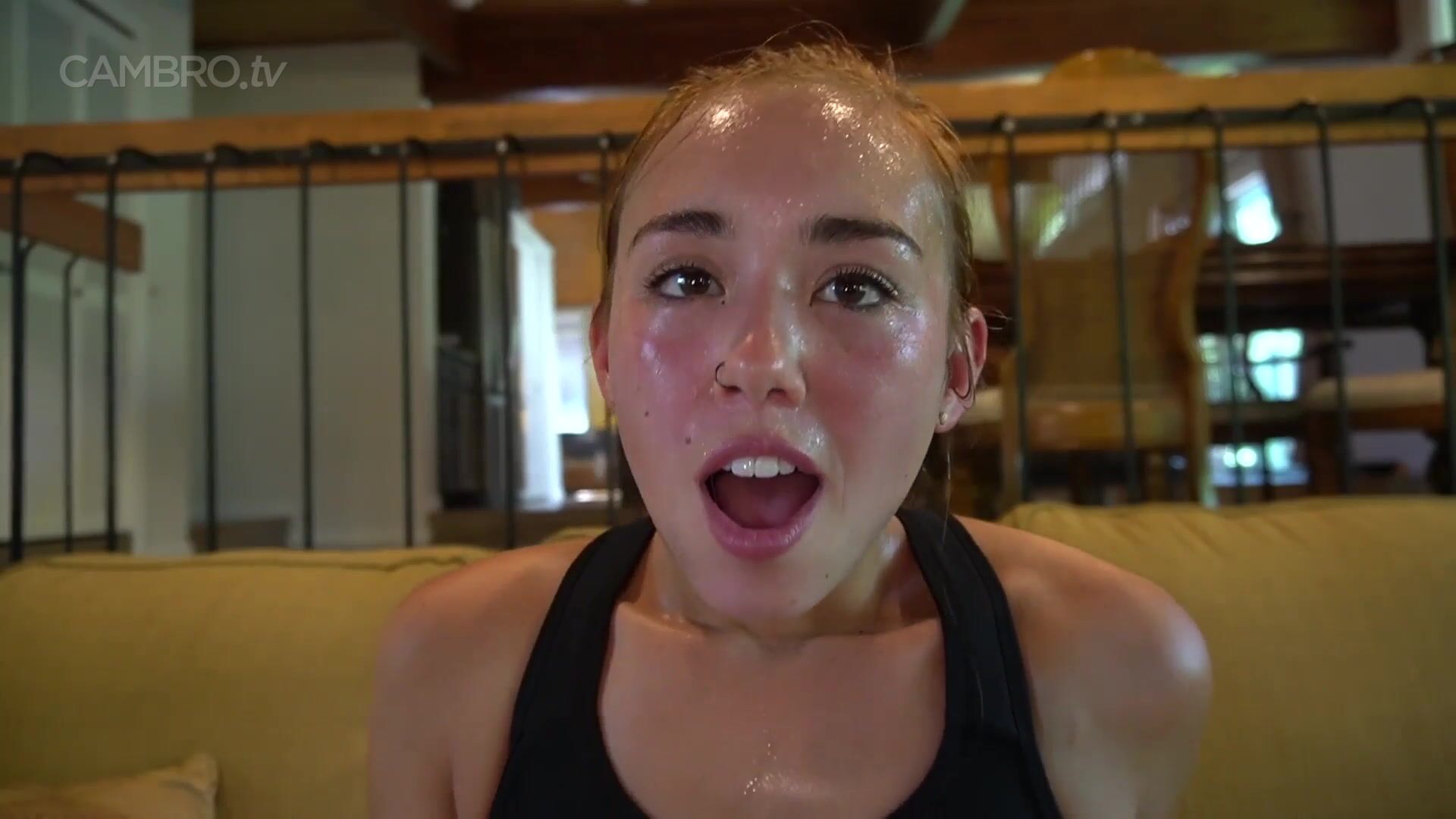 Brandibraids sweaty