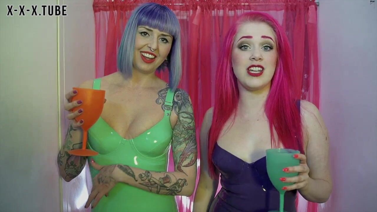 Latex Barbie And Abbey Mars Hot 899