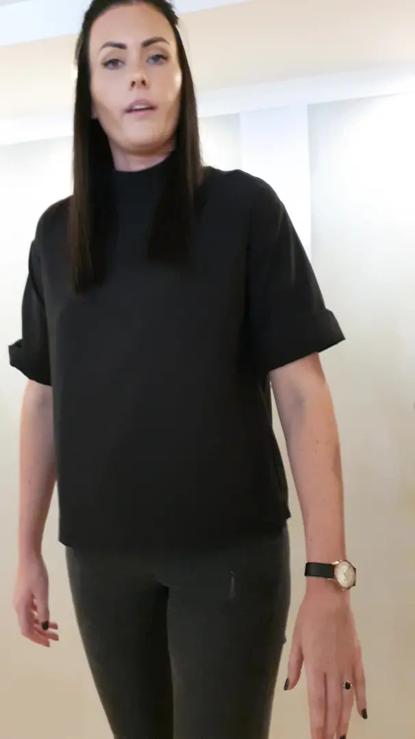 Tall Elena Jonaitytė - Height comparing with a shorter man vol 2