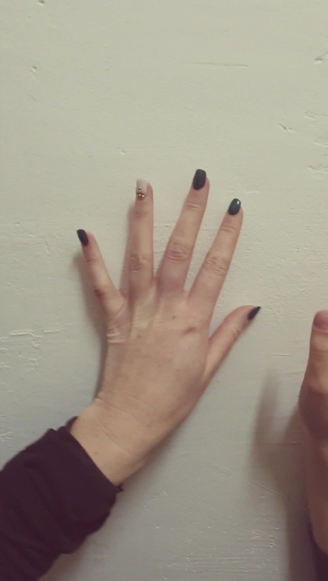 tall woman hand compare