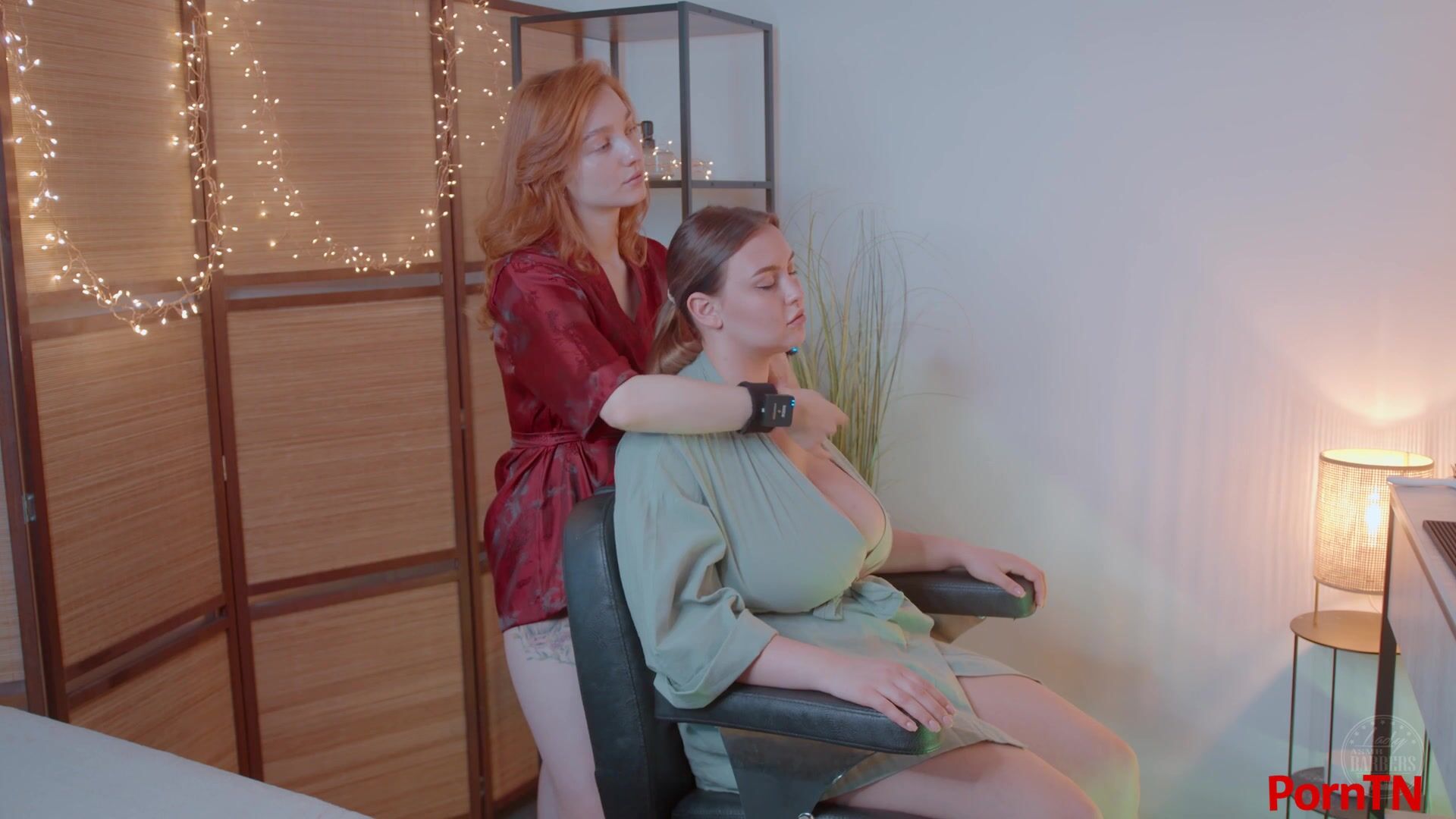ASMR Massage - Breasts Massage by Angelica to Liza