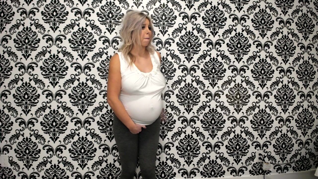 Pregnant Sam - Pregnant girl Pees her pants