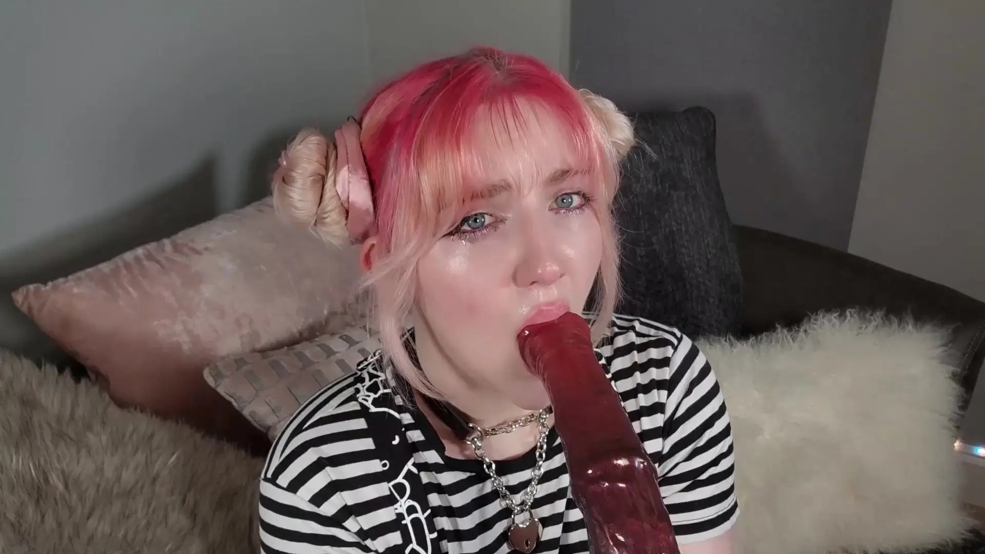 MissPrincessKay - Crying Black Tears From Hard Deepthroat