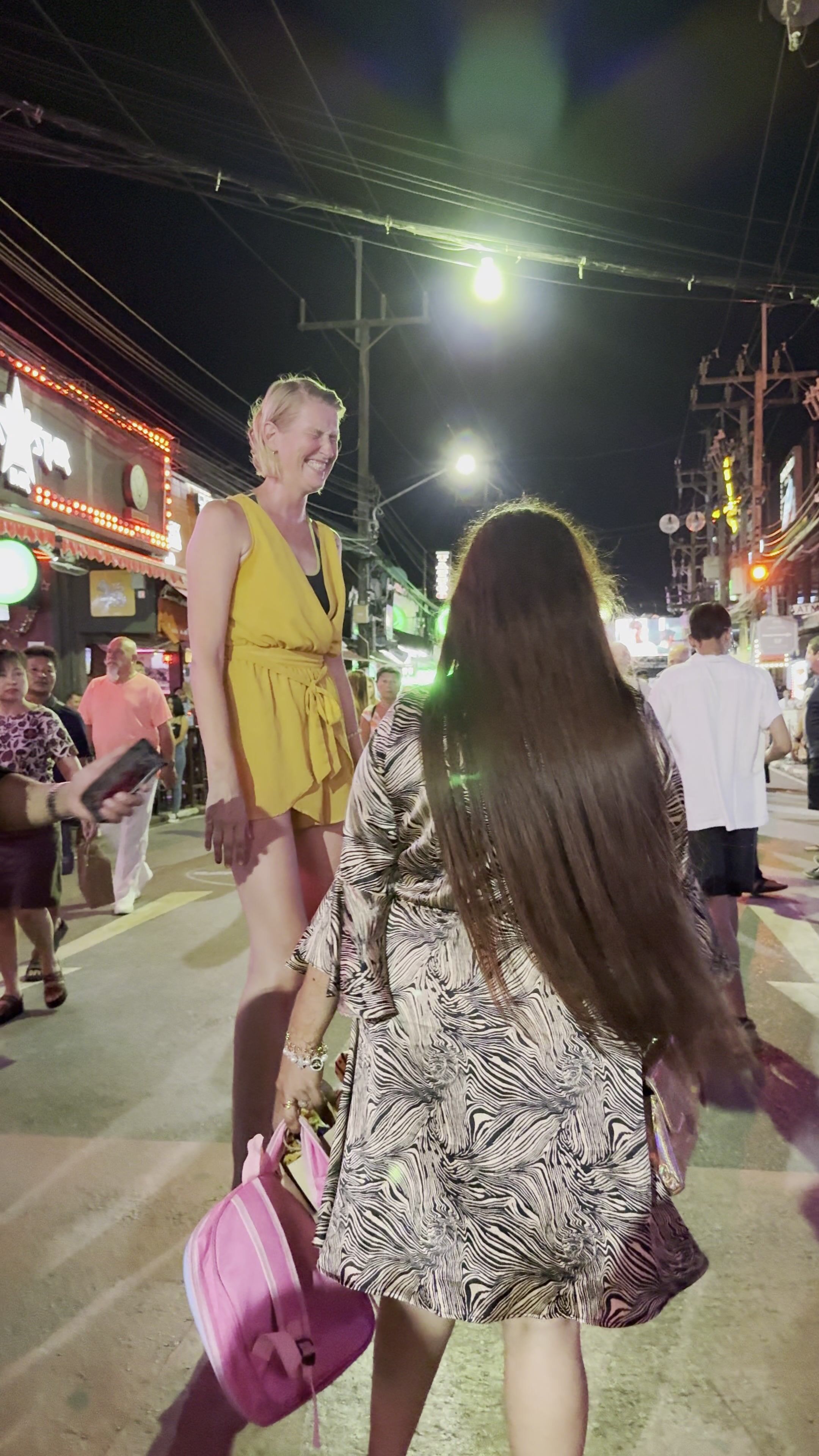 tall woman in thailand