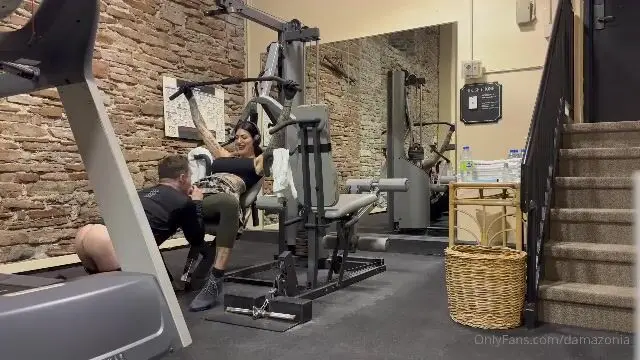 Mistress Damazonia at the gym