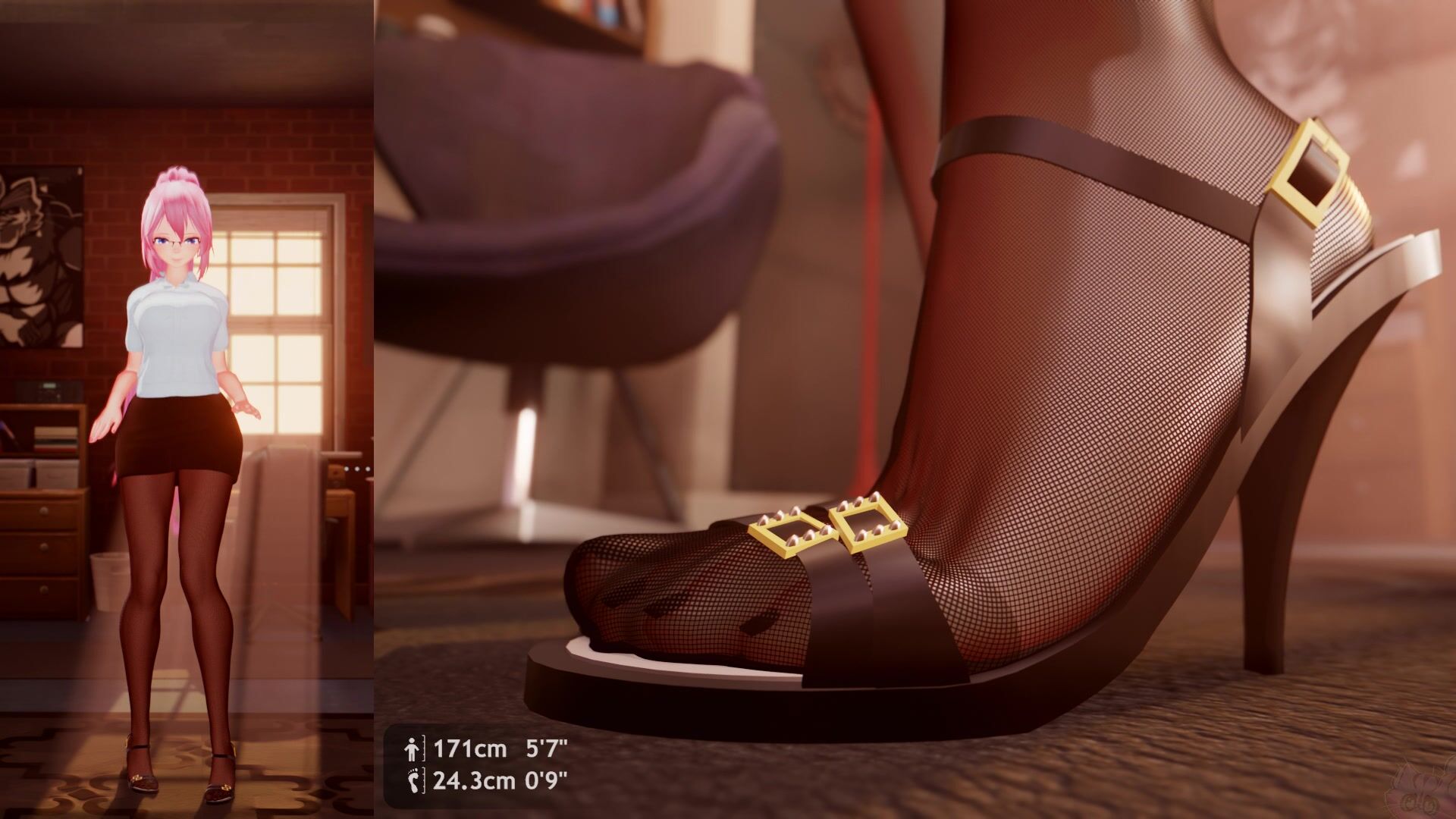 Mini GTS animated growth feet