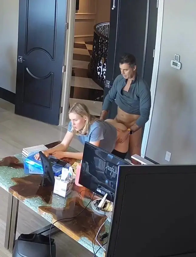 Co-worker fucks in the office