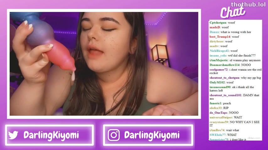 DarlingKiyomi - Streamer caught fucking k9