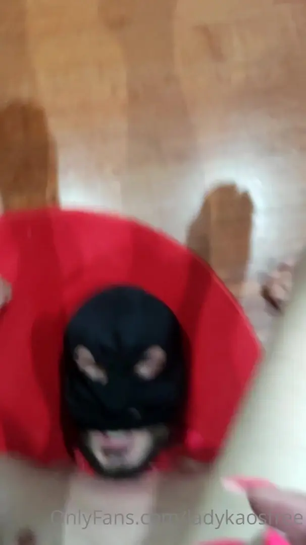 ladykaosfree my slave w/ a big c0ck receives a footjob & then he cums in his own mouth... upside do onlyfans xxx porn videos